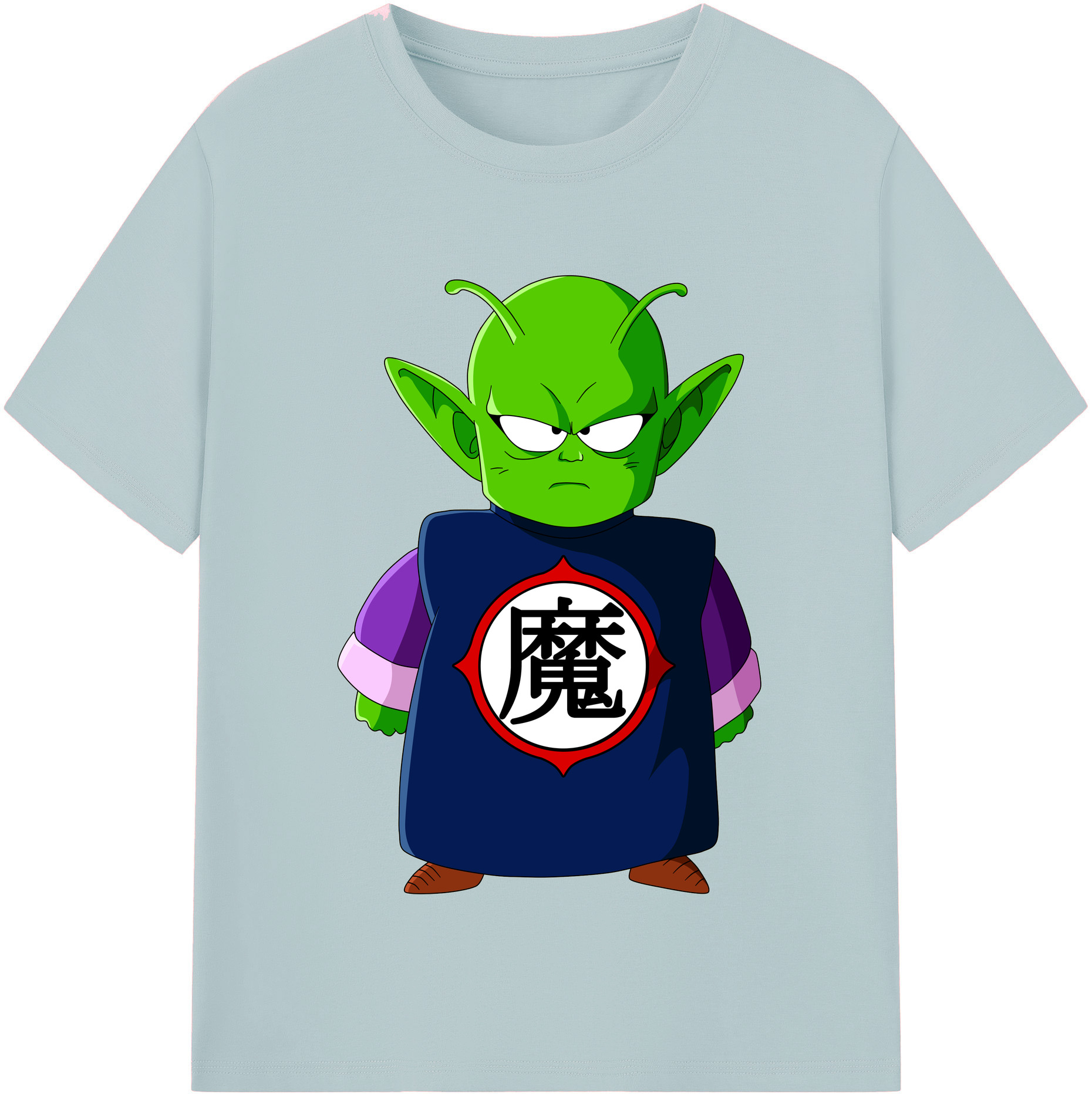 （画像用） ドラゴンボール ピッコロ DRAGON BALL Piccolo 綿100％半袖Tシャツ（フロントプリント）